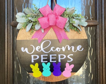 Easter Door Decor Carrot Door Hanger Spring Decor Easter Bunny Front Door Decor Happy Easter Easter Door Hanger Door Decor
