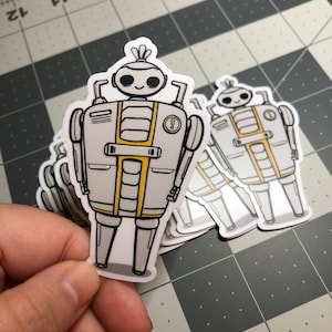 Gibraltar Shield Robot Sticker
