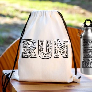 Motivational RUNning words cut file