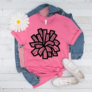 Cheerleading Pom Pom  Word Inspiration SVG Cut file
