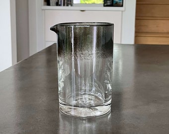 Handblown Cocktail Mixing Glass: The Executive, 500ml Barware, Made in USA