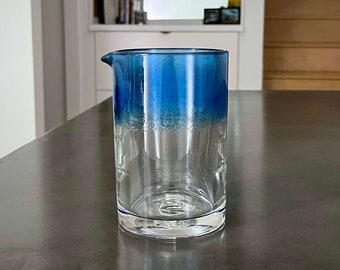 Handblown Cocktail Mixing Glass: The Mariner, 500ml Barware, Made in USA