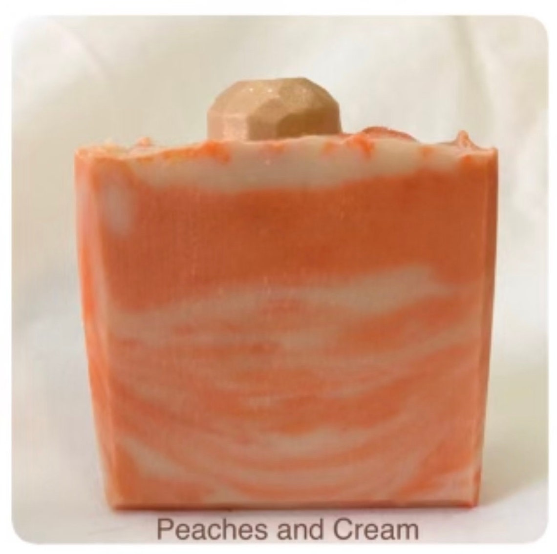 Peaches and Cream Homemade Soap Bar Etsy