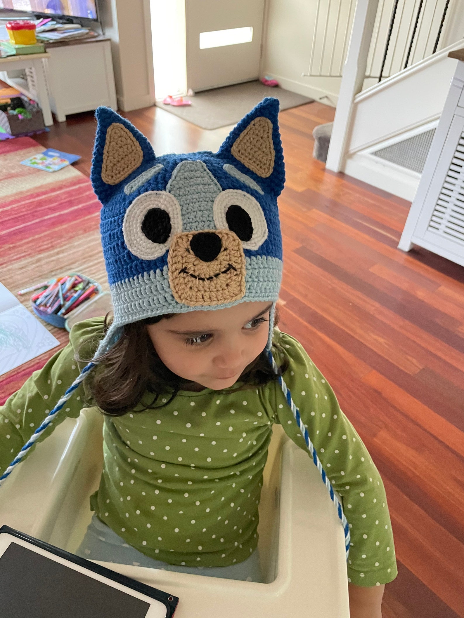 Bluey Beanie Hats Etsy Bluey Beanie Hats Etsy