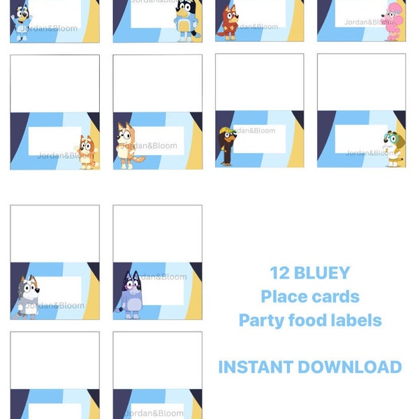 Party Food Labels - Etsy