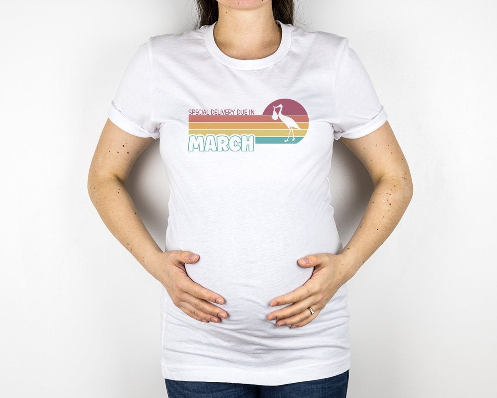 due in march maternity shirt