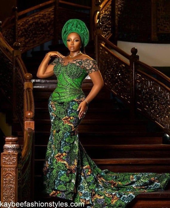 Ankara bridal dresses best sale