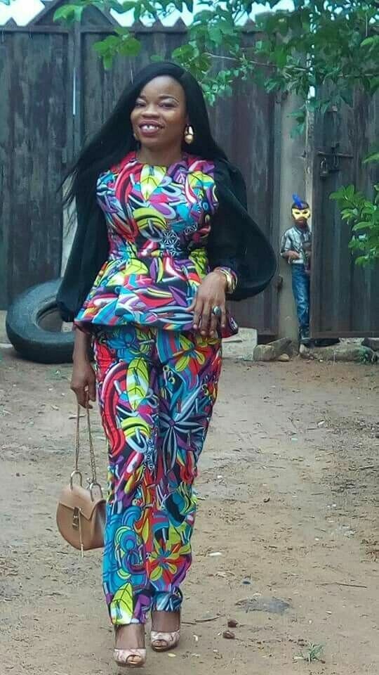 Afro Print Shirt & Trouser Co-ord set