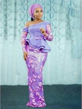 Nigerian Lace Skirt and Blouses