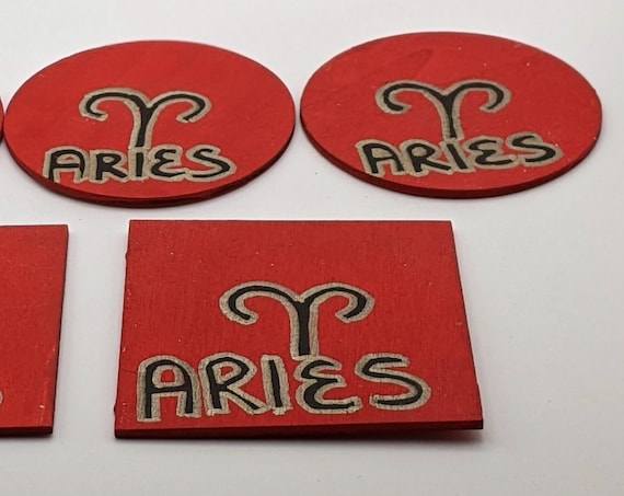 Hand-Painted Aries Altar Plate