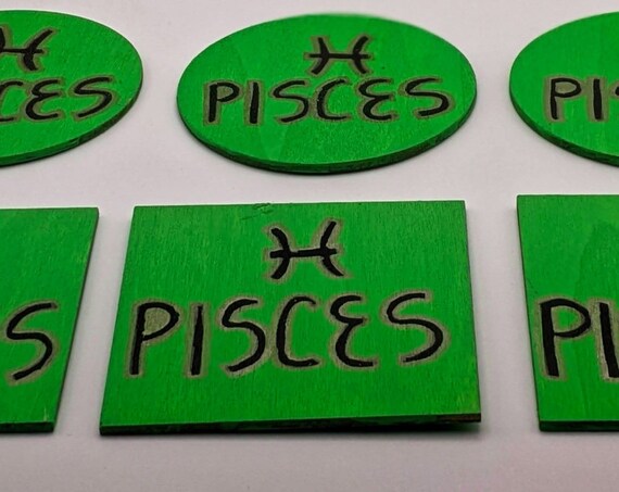 Hand-Painted Pisces Altar Plate