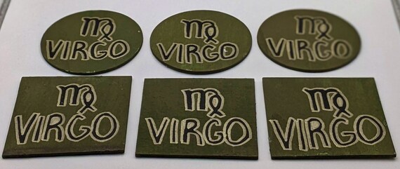 Hand-Painted Virgo Altar Plate
