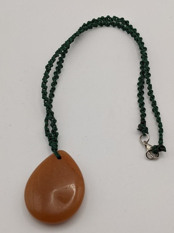 Red Aventurine Pendant Necklace