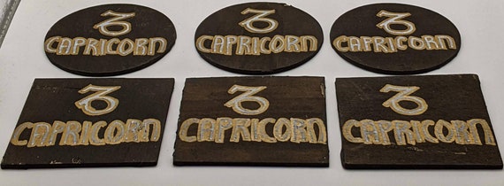Hand-Painted Capricorn Altar Plate