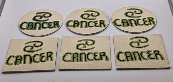 Hand-Painted Cancer Altar Plate