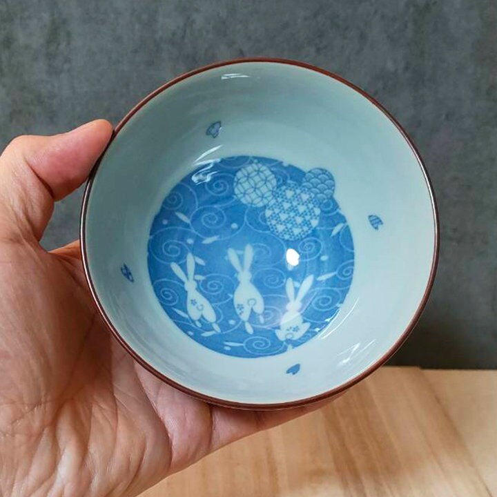 Mino Ware Japanese Traditional Rice Bowl Rabbit Made in Japan - Etsy