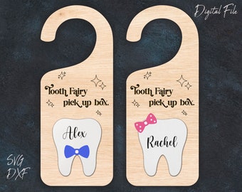 Tooth Fairy Door Hanger SVG Laser Cut File (Digital Download)