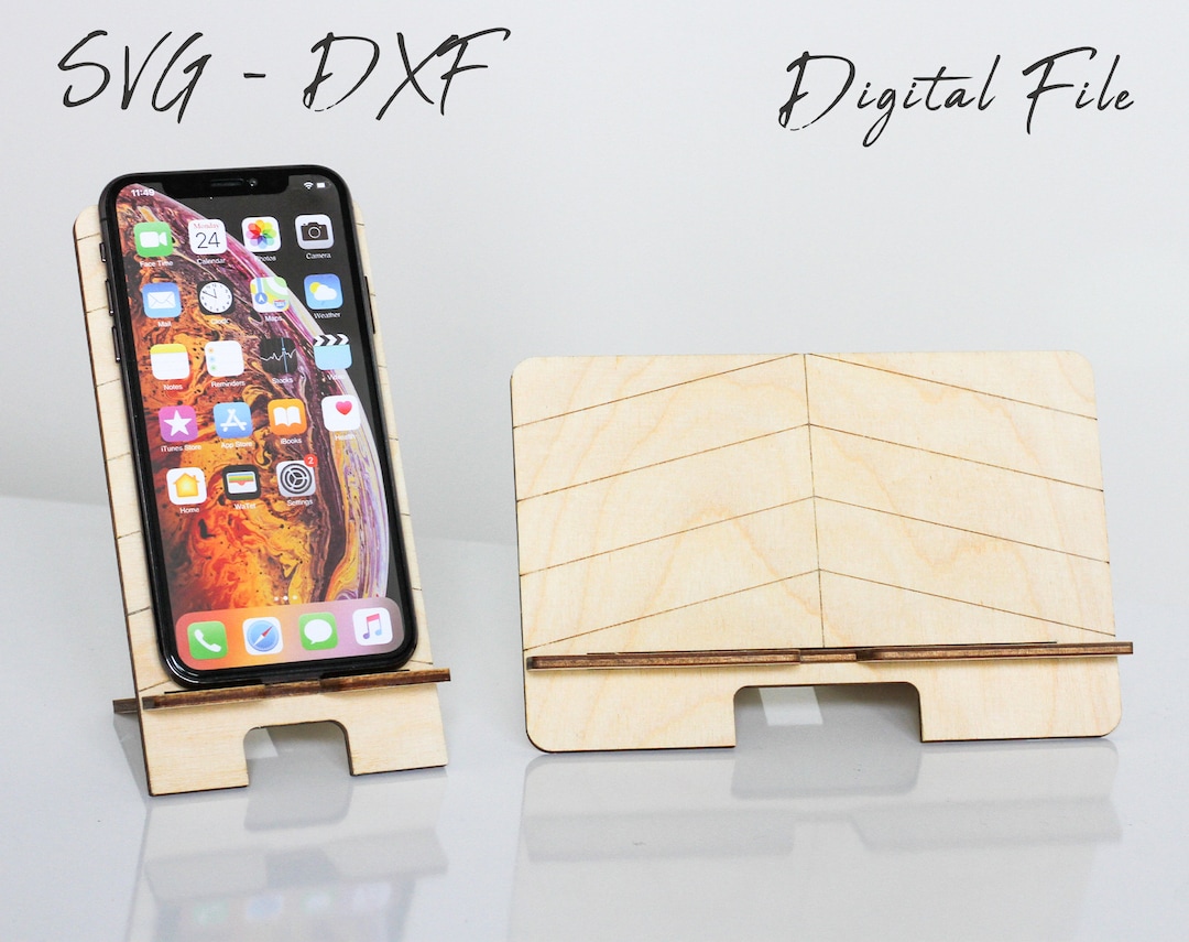 Phone Holder Laser Cut File L Phone Stand L Cell Phone Stand
