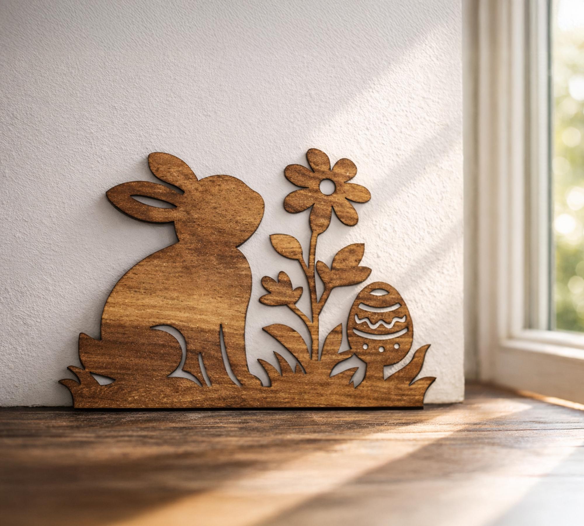 Standing Bunny SVG Bundle, Easter Shelf Sitters, Spring Laser Cut Files ...