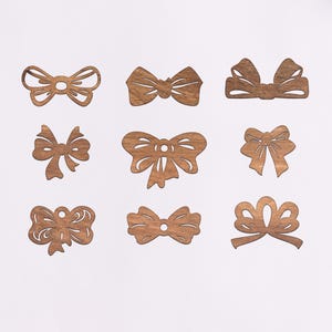 File SVG per taglio laser di fiocchi 3D, modello di ornamento (download digitale)