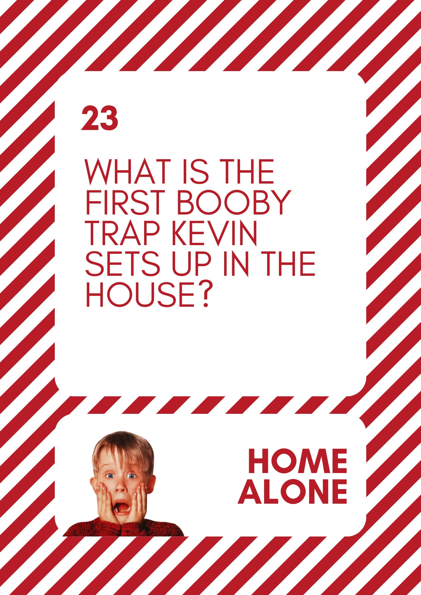 Christmas Movie Trivia Home Alone 1 Christmas Party Game Printable