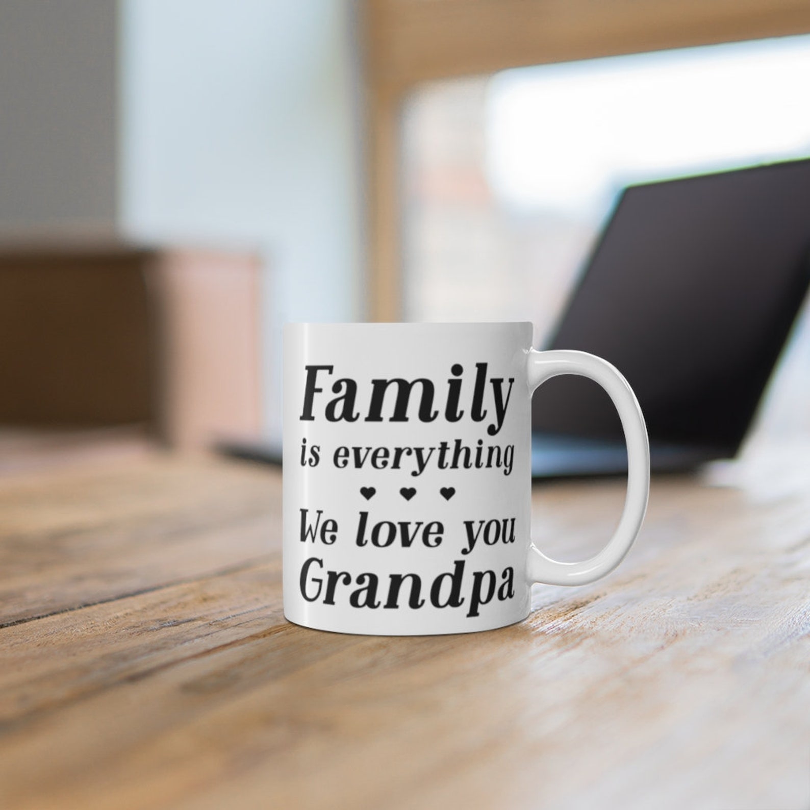 We Love You Grandpa Mug 11oz Quote Mug Gift Idea For Etsy
