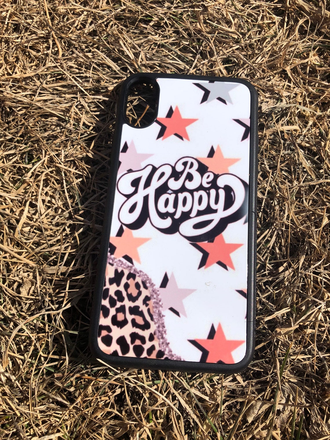 Be Happy Preppy iPhone X/XS Phone Case Etsy
