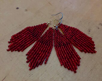 ZENZII Orecchini A Cerchio Con Perline, Stile Bohémien Chic, Pendenti Moda Per Donna, Ipoallergenici, Regalo Con Sacchetto Di Velluto - 2