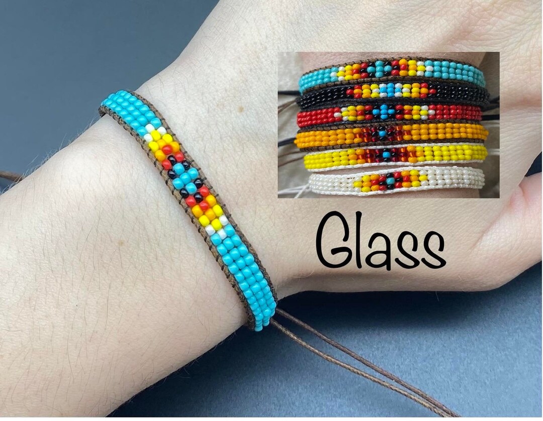 Indigenous beaded bracelets discount