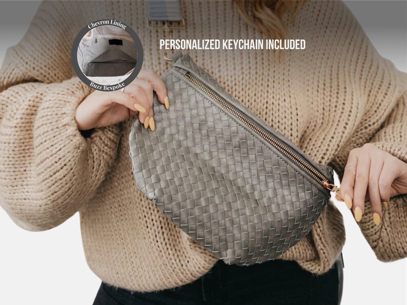 Woven Crossbody Bag Woven Shoulder Bag Woven Bag Woven Handbag Woven Crossbody Sling Bag Woven Sling Bag Woven Purse Woven Fanny Pack image 7