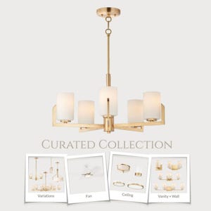 Soft Modern Brass Whole Home Lighting Plan Digital Download Clickable Fixtures Pricing Interactive Lighting Guide