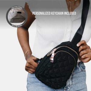 Evyn Quilted Puffer Sling Belt Bum Bag main image 0