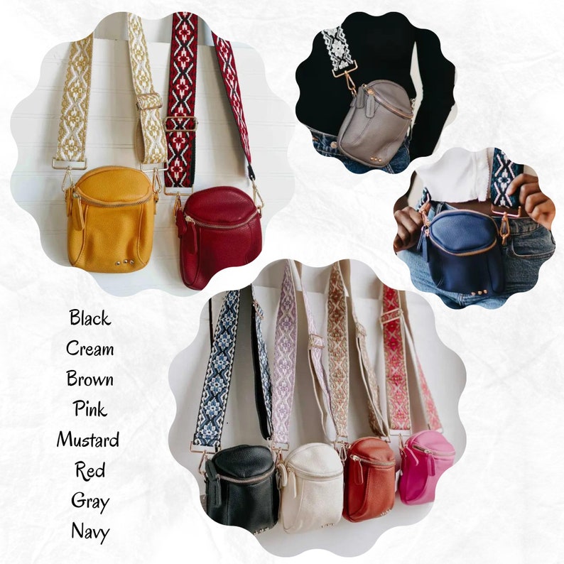 Crossbody Bag Guitar Strap Bag Purse Handbag Shoulder Bag Etsy