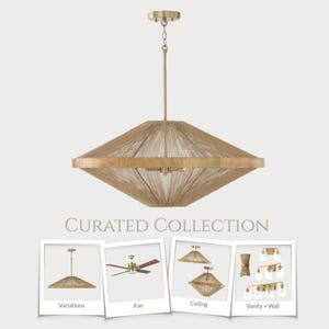 Natural Boho Whole Home Lighting Plan Digital Download Rattan Organic Modern Clickable Fixtures Pricing