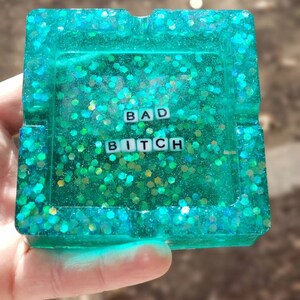Ashtray Resin | Resin Art | Epoxy Resin | Cigar Ashtray | Blue Ashtray