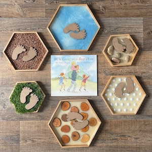 Bear Hunt Sensory Tiles + BOOK