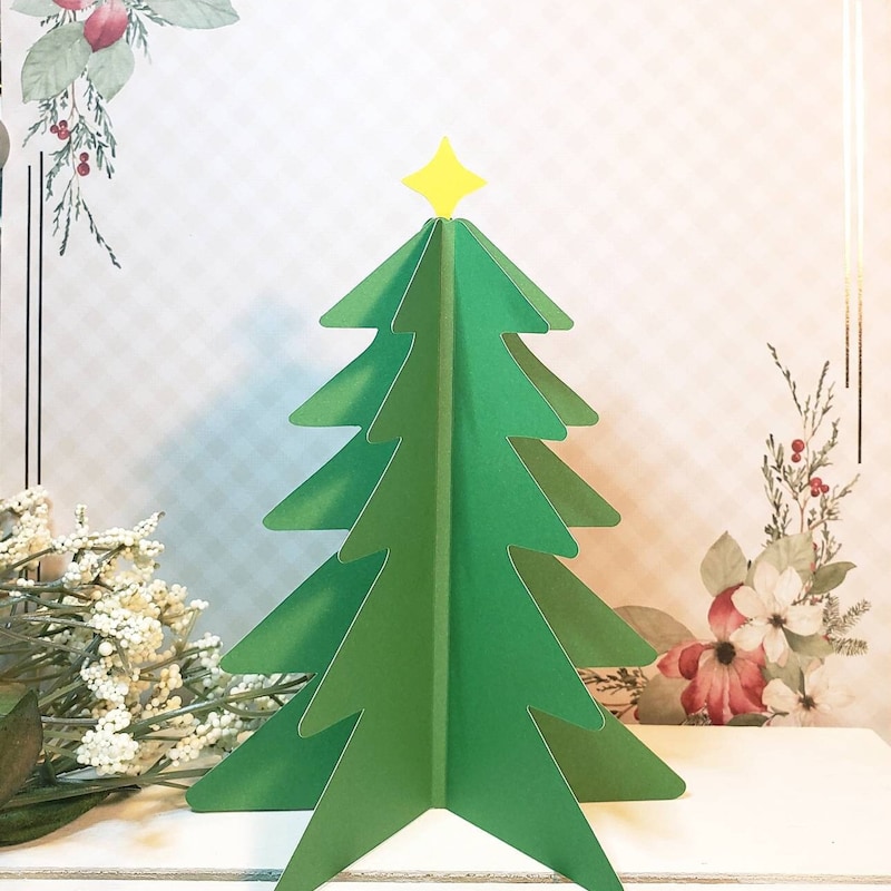 Paper Christmas Tree Etsy