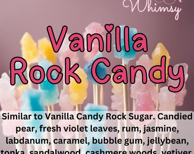 Vanilla Rock Candy Perfume | A Wild, Sparkling Blend of Soft Vanilla, Candied Florals, and Sugar-dusted Attitude