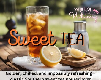 Sweet Tea Perfume | Southern Sweet Tea, Iced Black Tea, Cane Sugar | Fresh Summer Beverage Scent | Refreshing Fragrance