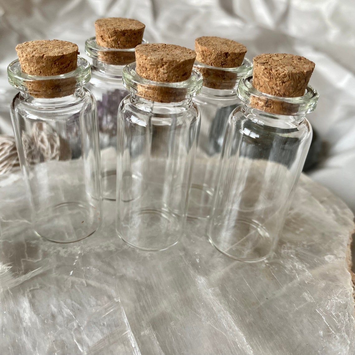 Mini Cork Jars Spell Jars 10ml Cork Jar Altar Tools Altar Etsy