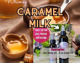 Caramel Milk | Body Oil | Fragranced Body Oil | Inspired by Bianc0 Latte