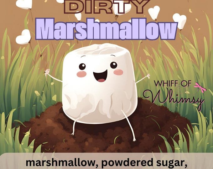 Dirty Marshmallow Perfume | Smoked Vanilla, Powdered Sugar, Amber, Toasted Marshmallow | Earthy Sweet Gourmand Scent