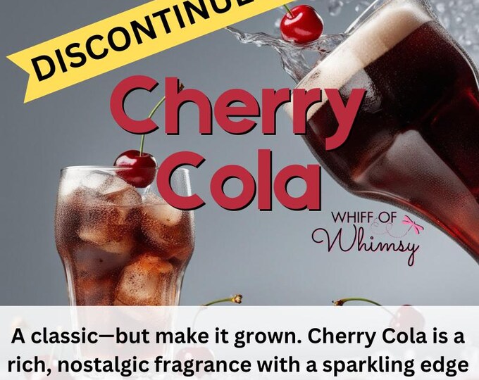 Cherry Cola Perfume – Black Cherry, Caramel, Cinnamon & Vanilla Scent | Sweet Nostalgic Fragrance