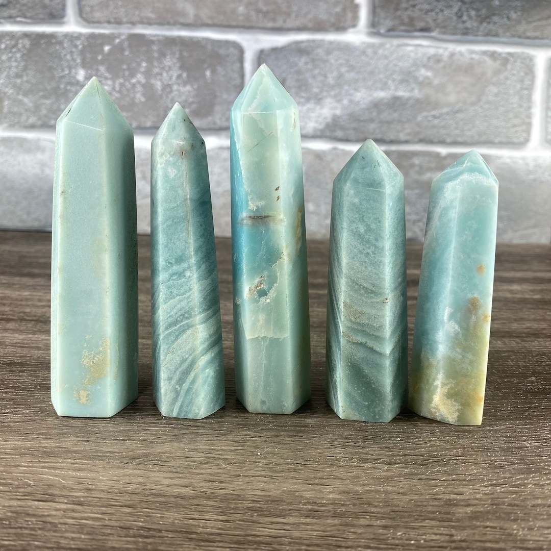 Blue Sky Quartz Tower Blue Sky Quartz Points Crystal Towers Healing