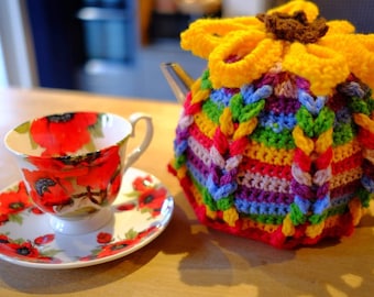 Handmade Crochet Tea Cosy Personalised