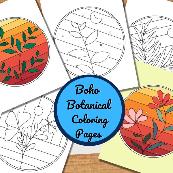 Color Palette Coloring Book Etsy