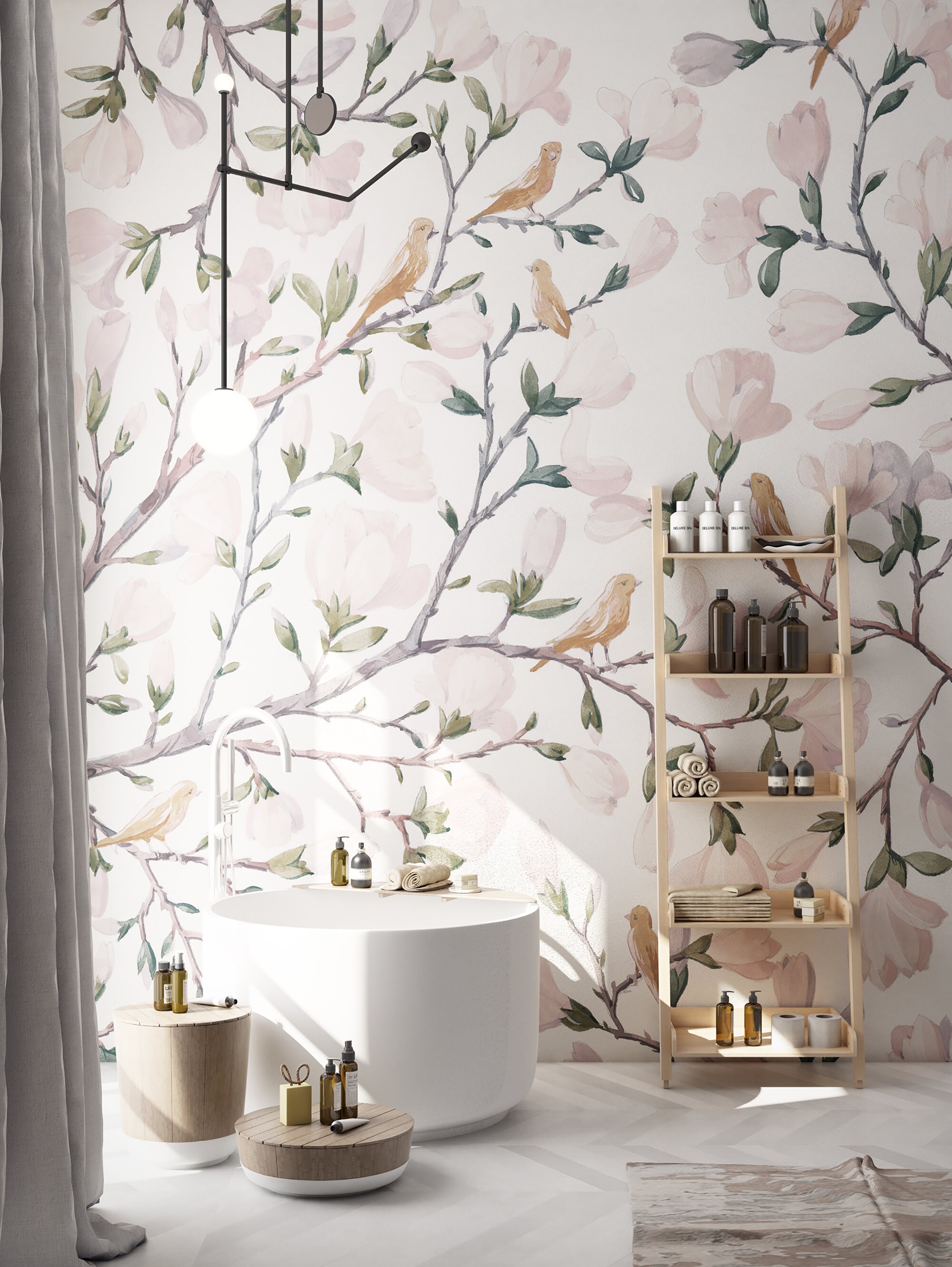 Bathroom Wallpapers Magnolia, Funny Bathroom Wallpapers,magnolia ...