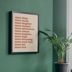 Positivity Wall Art | Habits Reminder Self Care Print for Gallery Wall | Vision Board Inspiration Quote Print | Printable Wall Art A3 A4 A5