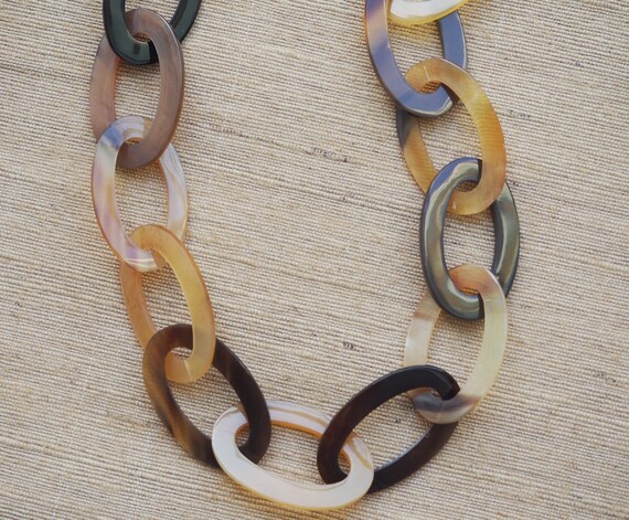 Natural Horn Necklace 40 display picture 1