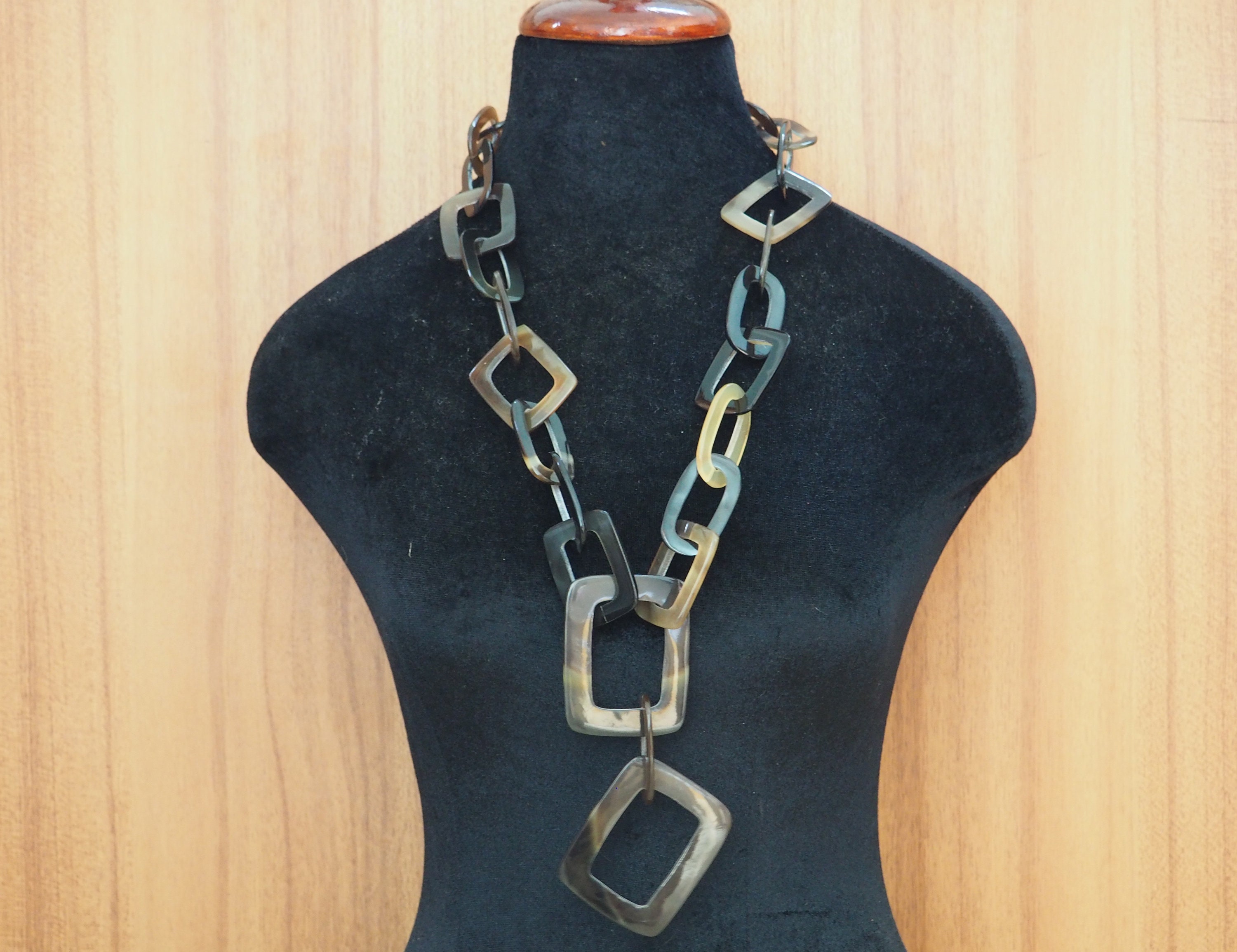 【YOURNUS】Ethnic Horn Necklace Perfect Boho Layering Necklace | Hotmixcold | Horn Necklace